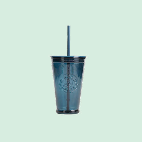 Regrind Navy Glass 16oz Cold Cup - Starbucks Australia