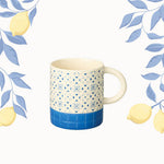 Blue Pattern 16oz Ceramic Mug - Starbucks Australia