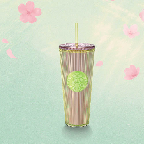Green Pleated 24oz Plastic Cold Cup - Starbucks Australia