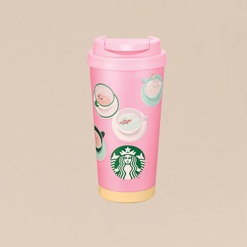 Surreal Coffee World Tea Cups 16oz Stainless Steel Tumbler