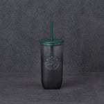 Charcoal Green Regrind Glass Cold Cup - Starbucks Australia