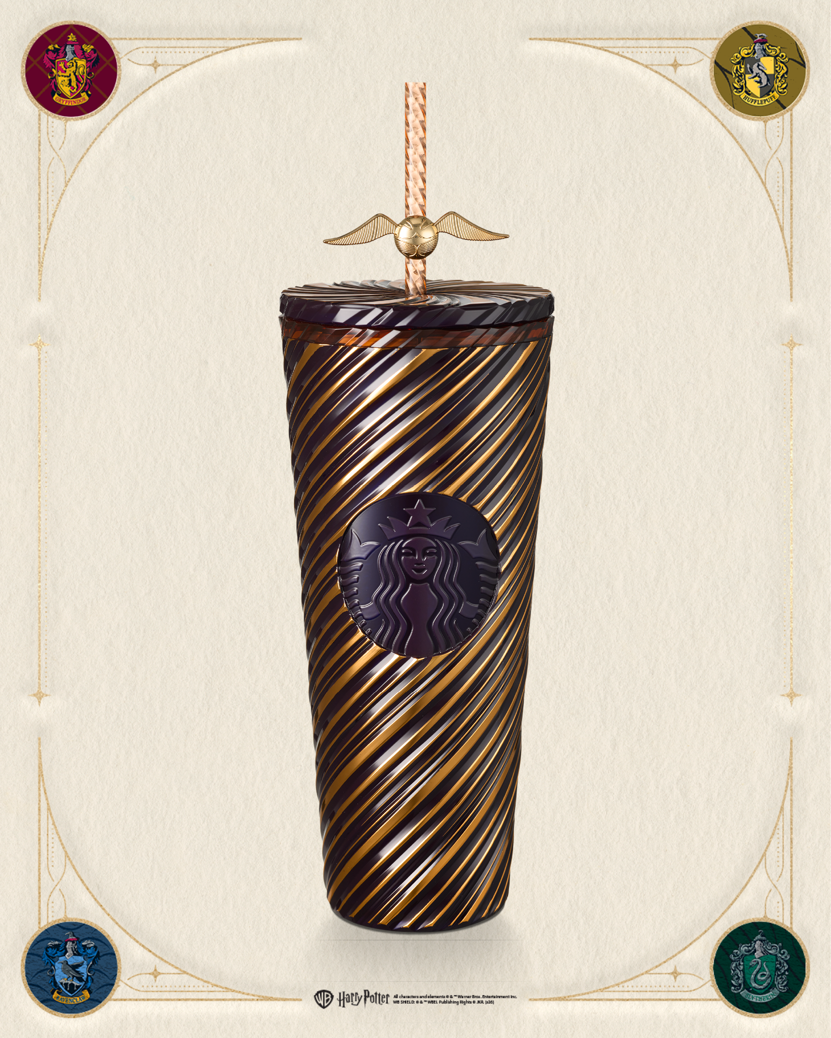 Harry Potter | Starbucks – Swirl 24oz Plastic Cold Cup – Starbucks 