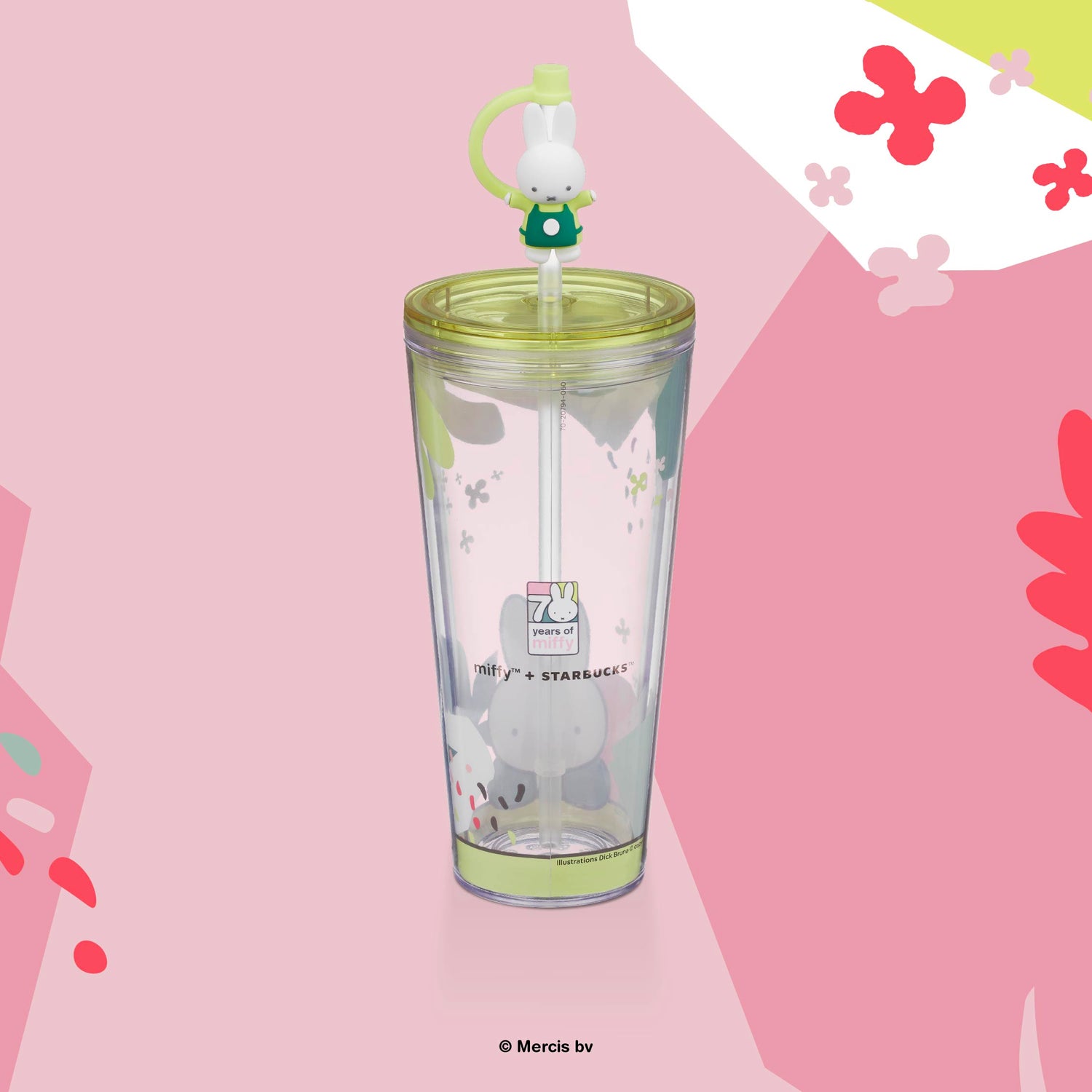 miffy™ + Starbucks® 70th Anniversary 20oz Plastic Cold Cup with Stopper - Starbucks Australia