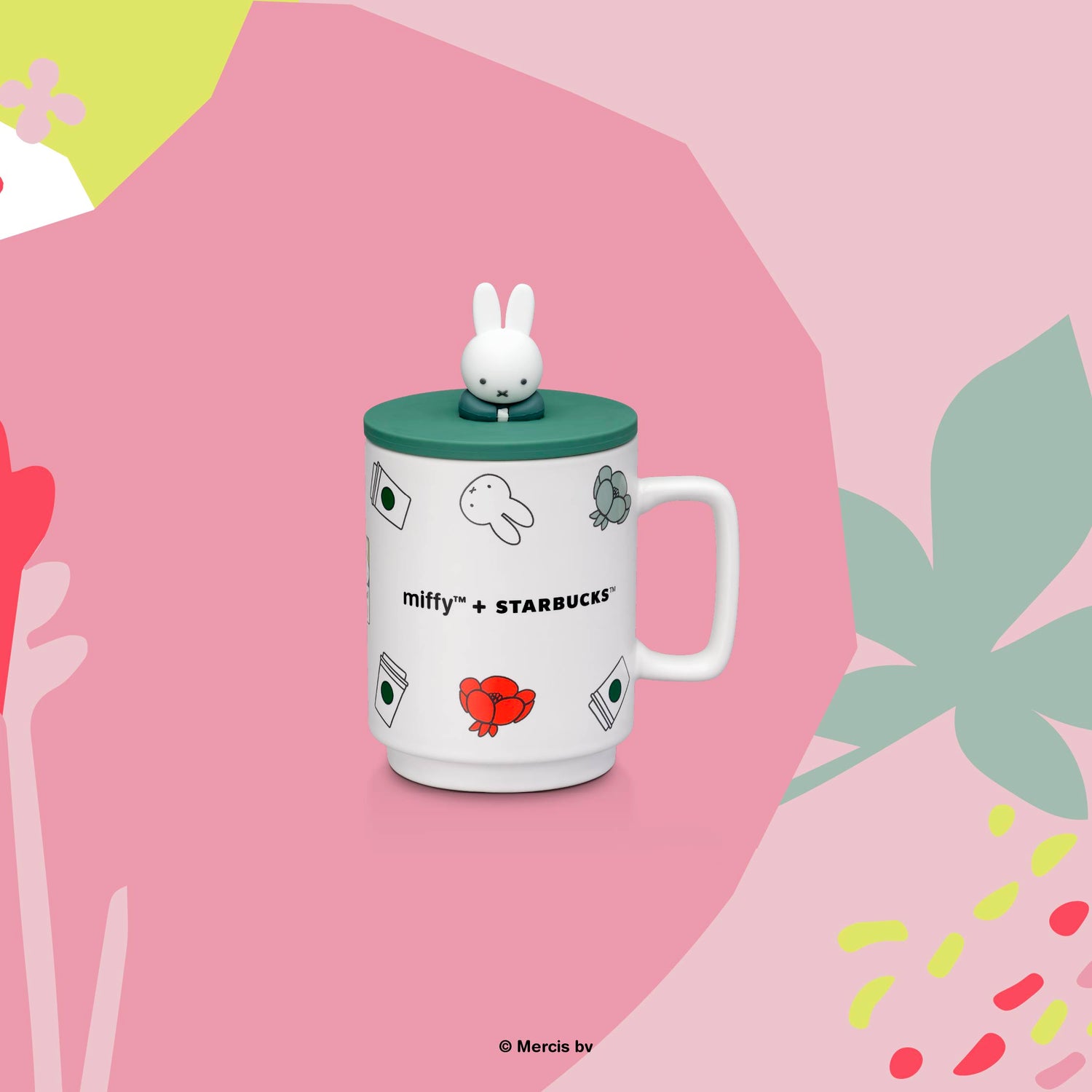 miffy™ + Starbucks® 70th Anniversary 12oz Mug with Lid - Starbucks Australia