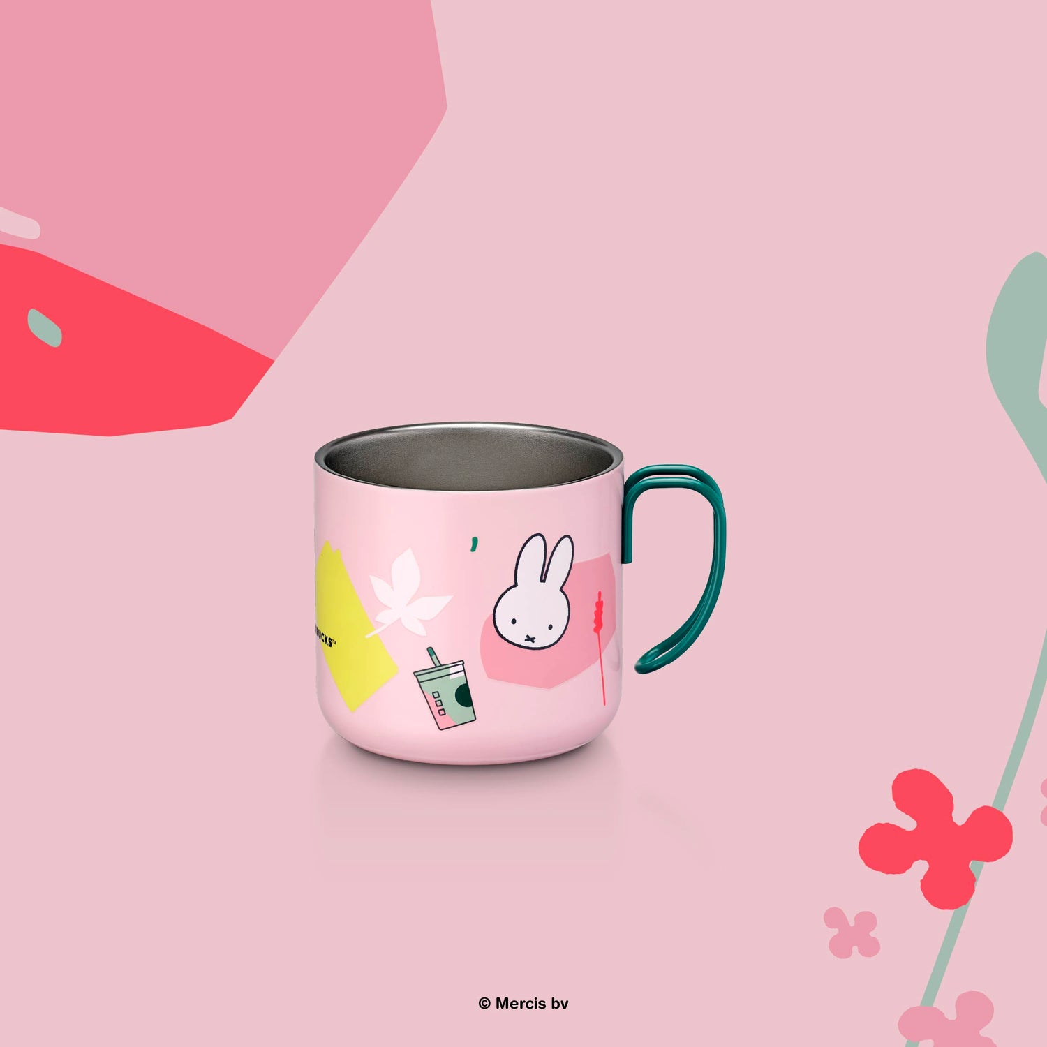 miffy™ + Starbucks® 70th Anniversary Floral 12oz Stainless Steel Mug - Starbucks Australia