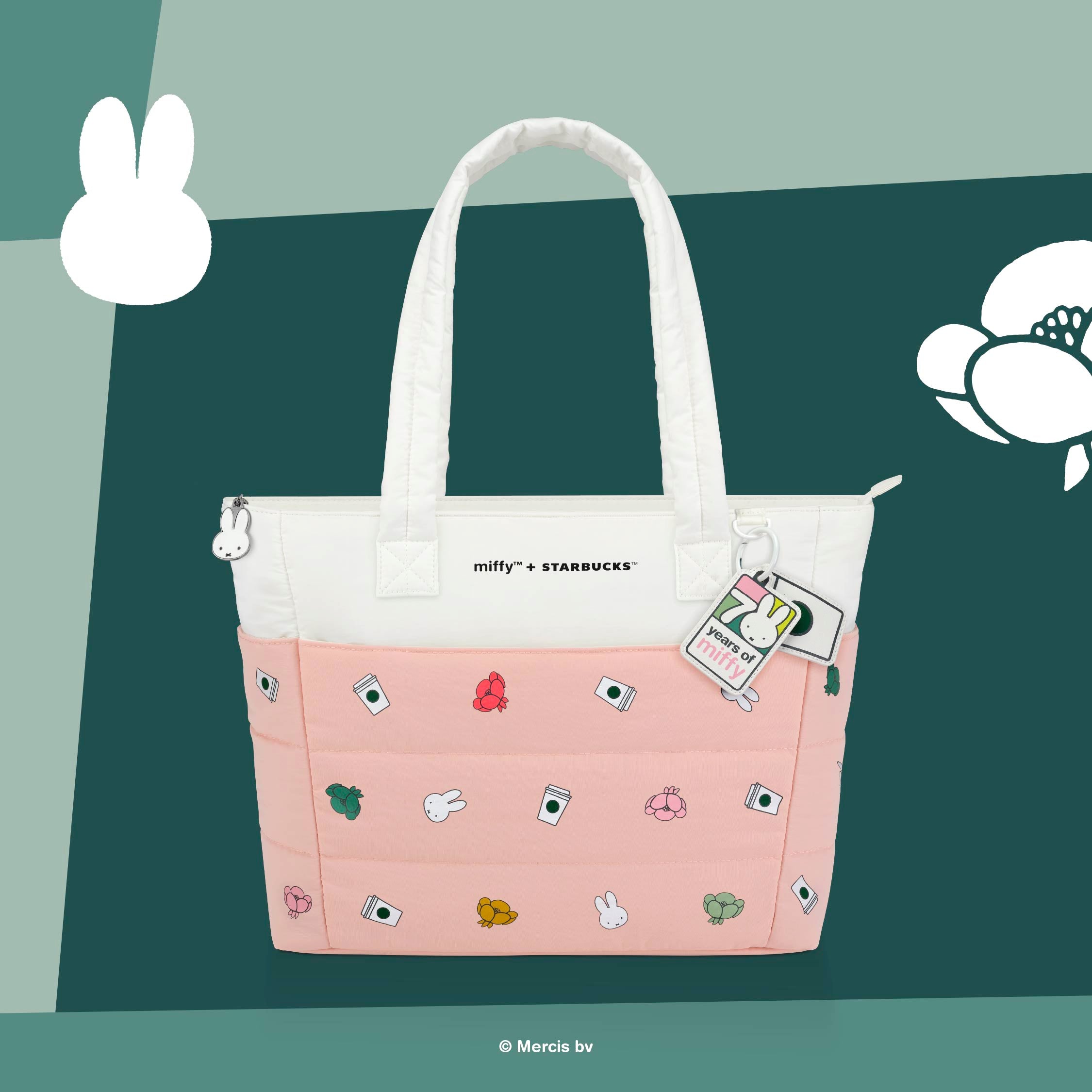 miffy™ + Starbucks® 70th Anniversary Online Exclusive Tote Bag