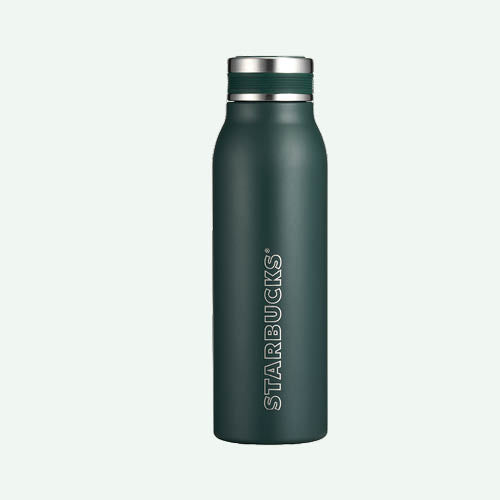 Green Wordmark Stainless Steel Water Bottle - Starbucks Australia