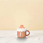 Cookie House 3OZ Ceramic Mug with Lid