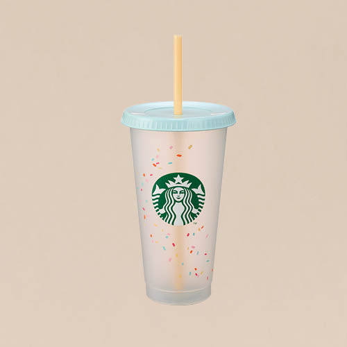 Flake Reusable  24oz Plastic Cold Cup