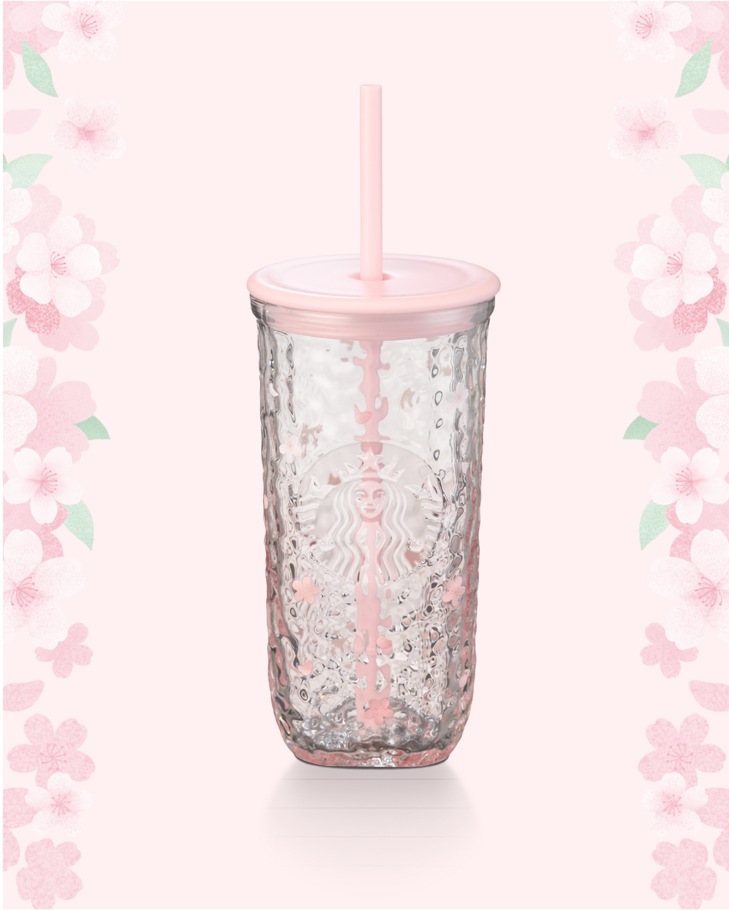Blossom Breeze Glass Cold Cup 16oz - Starbucks Australia