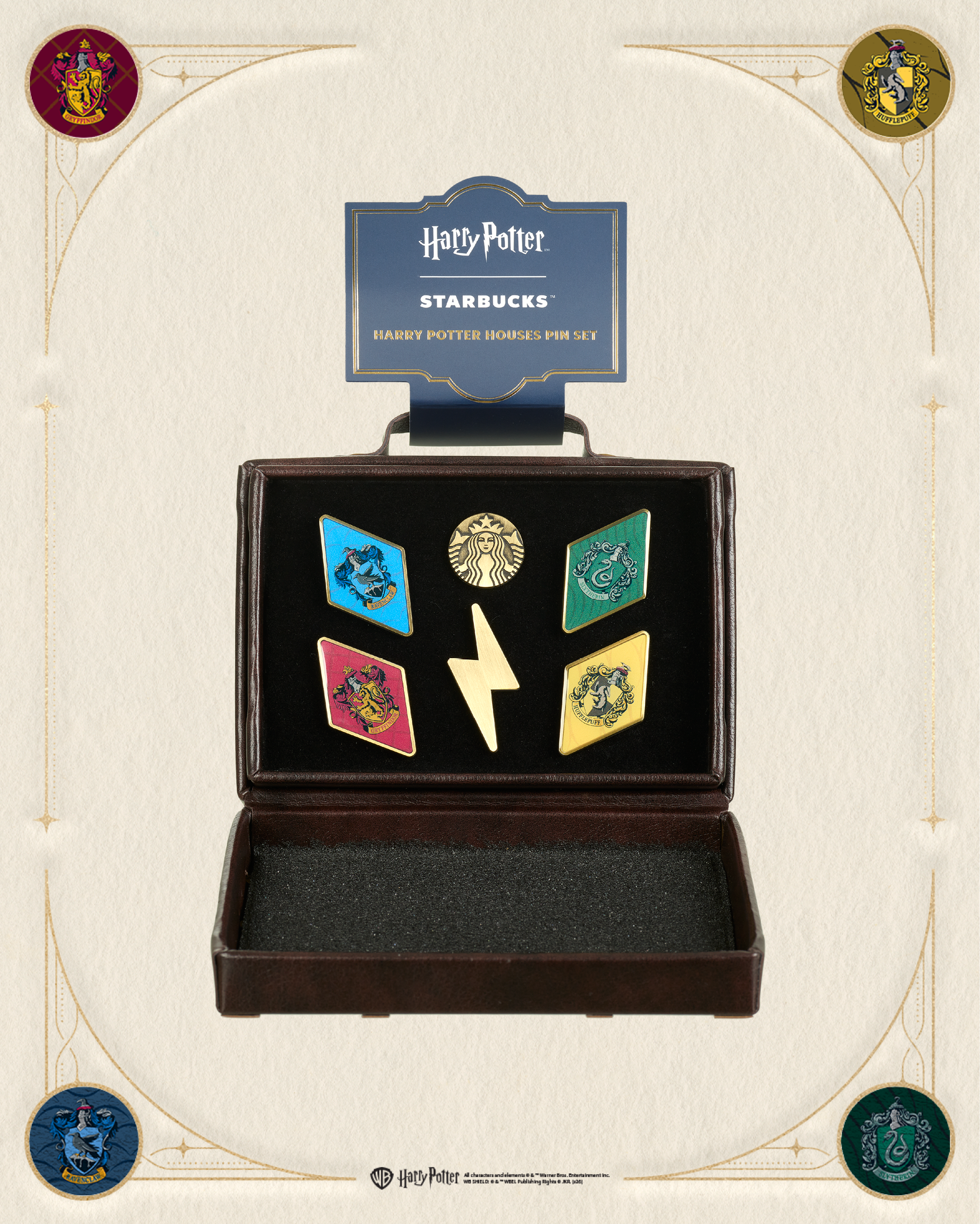 Harry Potter | Starbucks – House Pin Set - Starbucks Australia