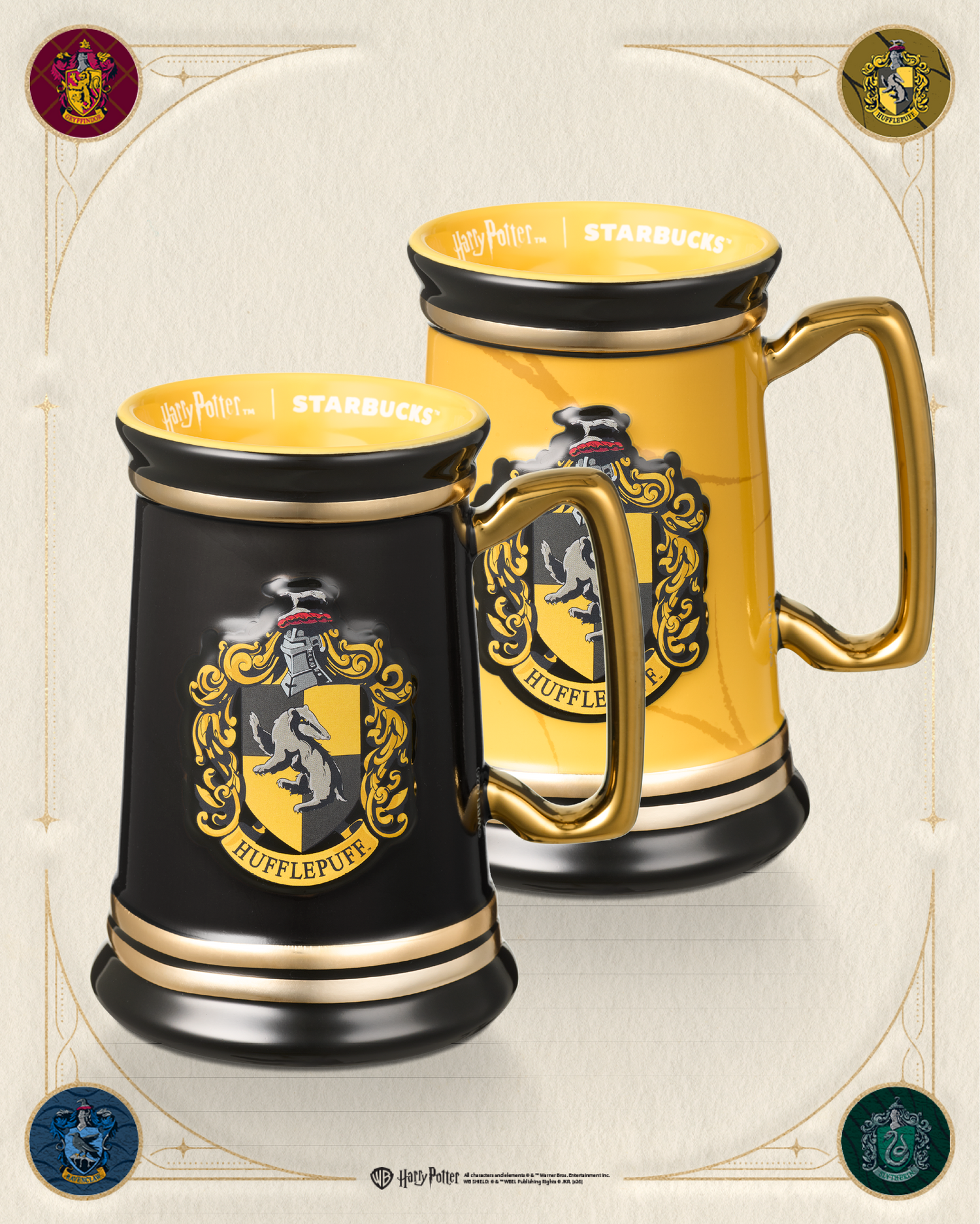 Harry Potter | Starbucks – Hufflepuff 16oz Mug - Starbucks Australia