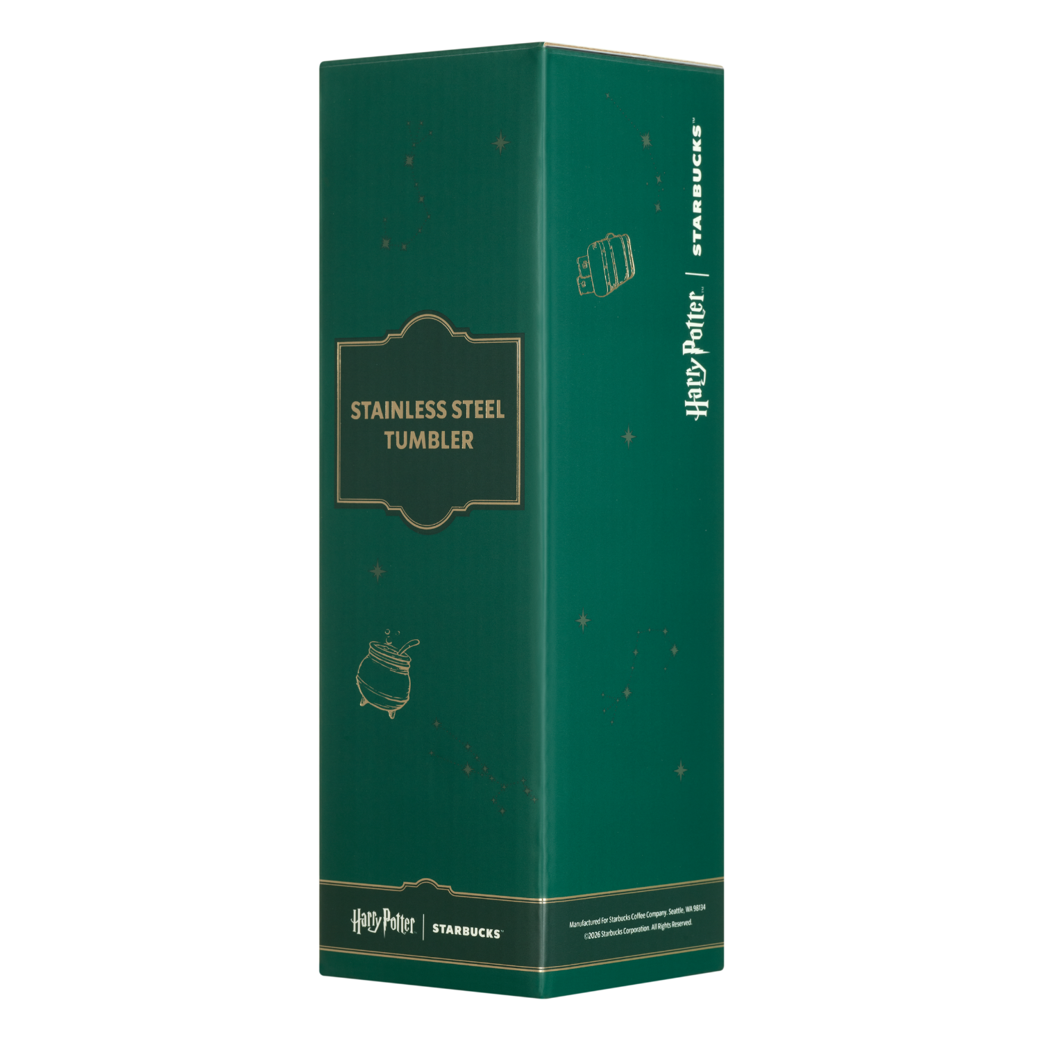 Harry Potter | Starbucks – Green 20oz Stainless Steel Water Bottle - Starbucks Australia