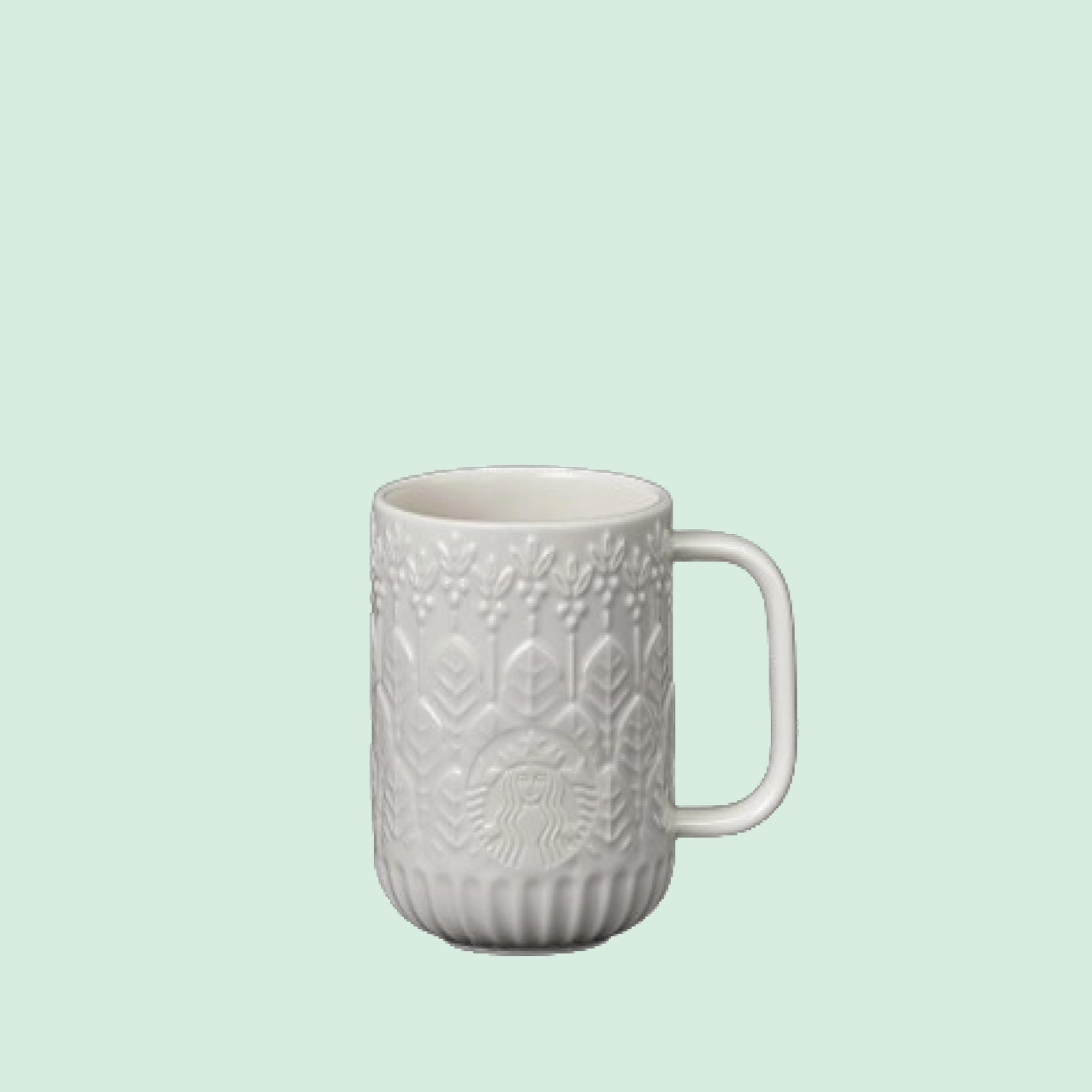 White Siren Embossed Mug - Starbucks Australia